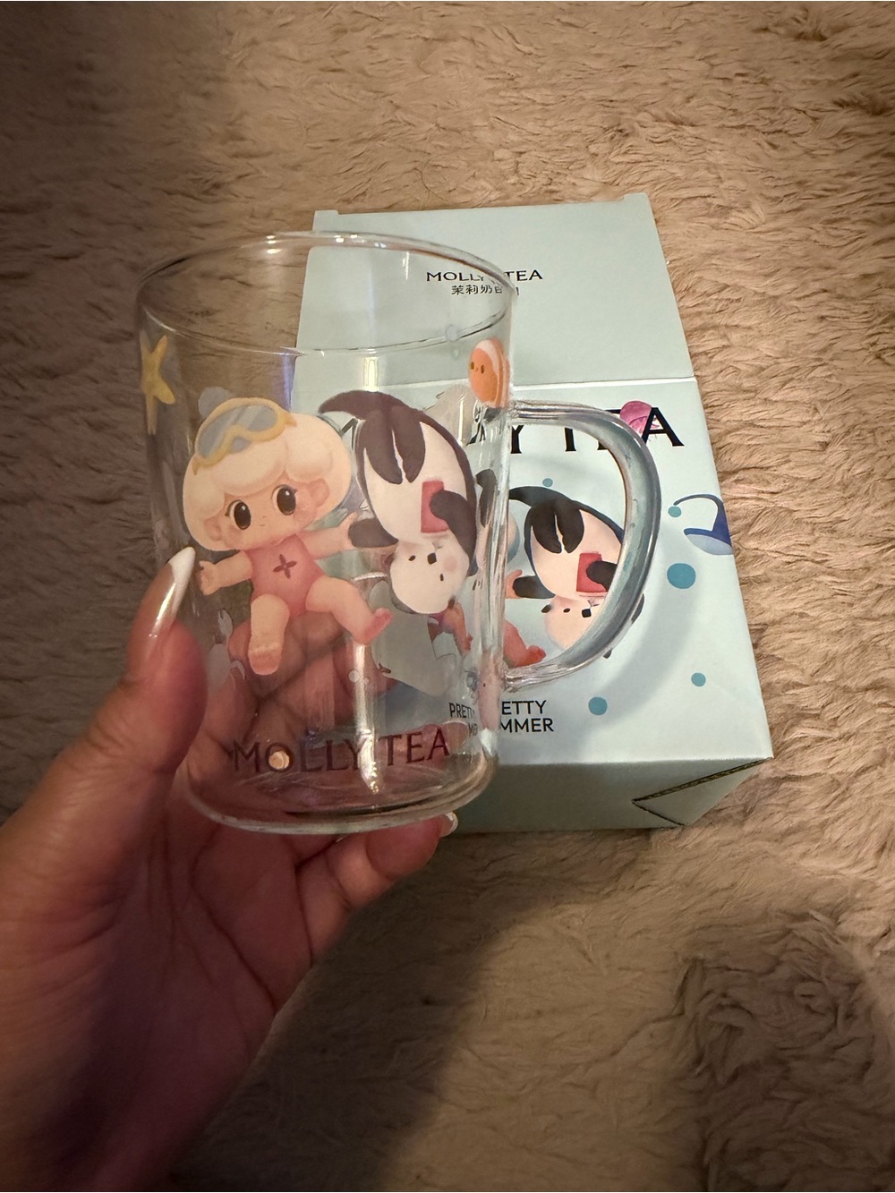 MOLLY TEA GLASS CUP BRAND NEW #mollytea